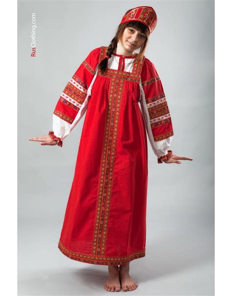 Russian Sarafan Dress For Girl Dunyasha Sale 6 Y O Russian