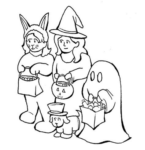 fun  spooky halloween coloring pages costumes