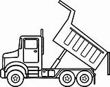 Dump Truck Drawing Coloring Pages Clipart Drawings Vector Monster Easy Choose Board  Paintingvalley sketch template