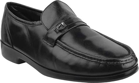 buy big size extra wide premium soft leather formal slip  shoes  men size  ukindian