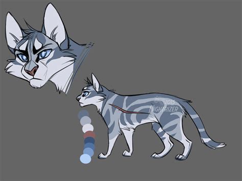 time  draw  warrior cat    changing  design     previously lol