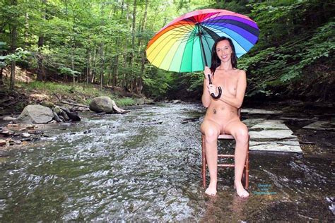 Naked In A Stream Outdoors February 2017 Voyeur Web