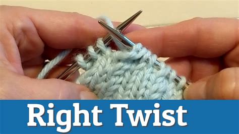 knit   twist knitting tutorial youtube