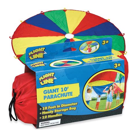 flight  kids  foot play parachute toy   handles  team group cooperative games
