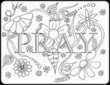 Coloring Prayer Pages Bible Praying Pray Lds Adults Printable Colouring Georgia Adult Keeffe Verse Child Lords Kids Sheets Color Doodle sketch template