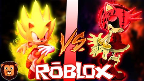 Super Sonic Vs Amy Exe En Roblox Batalla Epica De