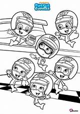 Bubble Guppies Coloring Pages Bubakids Print sketch template