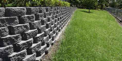 national masonry gardenwall retaining wall blocks standard charcoal