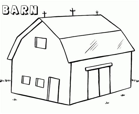 barn coloring pages barn   doors  printable coloring pages
