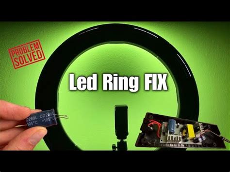 fix led ring flickering buzzing problem youtube