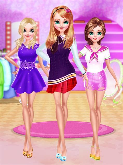 school fashion makeup dress  game  girls  android apk