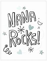 Nana Coloring Pages Printable Birthday Happy Mothers Sheets Color Getdrawings Getcolorings Print sketch template