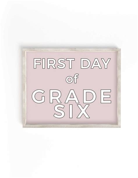 day  grade  sign printable  day sign   school