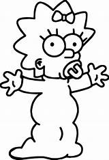 Simpsons Maggie Desenhar Animados Homer Homero Princesas Wecoloringpage Legais Simples Personas Malvorlagen Coole Malvorlage Peppa Maggy Getcolorings Faceis Fofos Meg sketch template