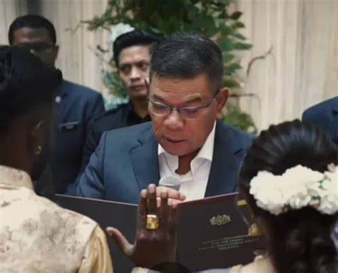 Lafaz Ikrar Perkahwinan Sivil Oleh Saifuddin Bukan Ritual Agama Jpn