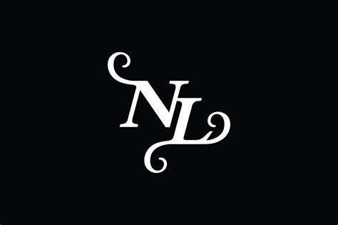 monogram nl logo  grafico por greenlines studios creative fabrica