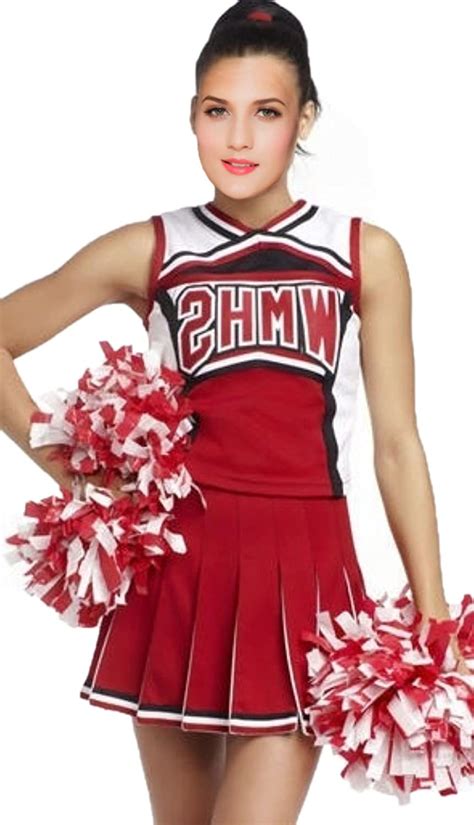 sexy cheerleader costume women sport red
