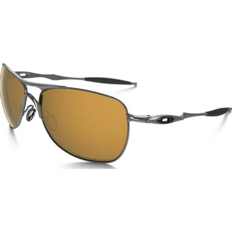 oakley iconic ti crosshair titanium sunglasses tungsten iridium