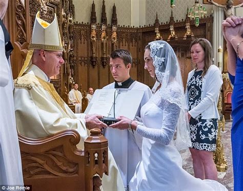 consecrated virgin marries jesus in wedding ceremony in