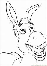 Coloring Shrek Pages Printable Donkey Comments sketch template