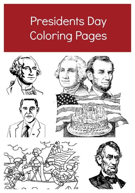 printable presidents day coloring pages jinxy kids
