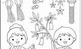 Tanabata Ayeletkeshet sketch template