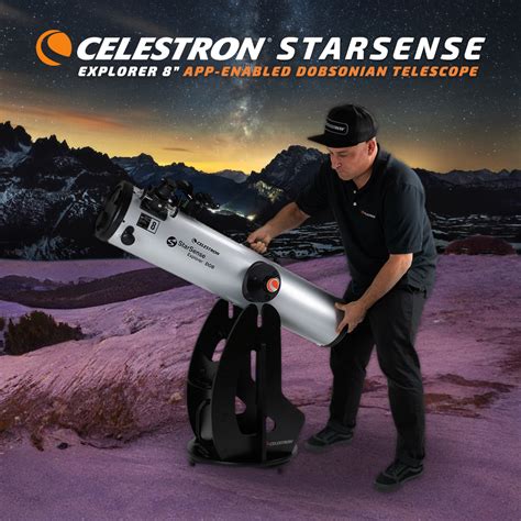 celestron  app enabled dobsonian telescope paragon competitions