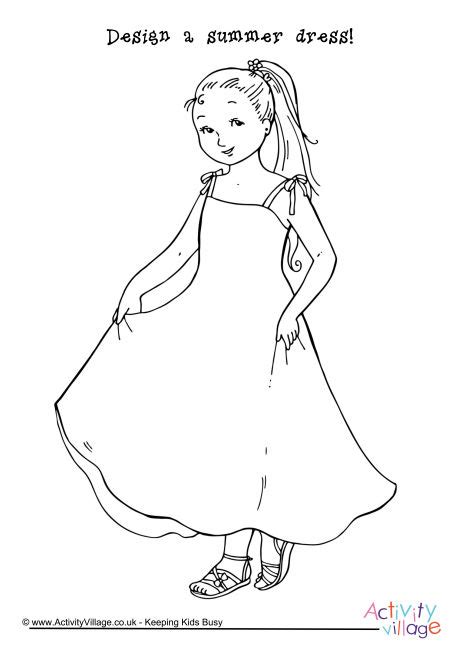 summer clothing coloring pages png  file