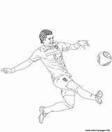 Alves Dani Coloring Soccer Pages Printable Print sketch template