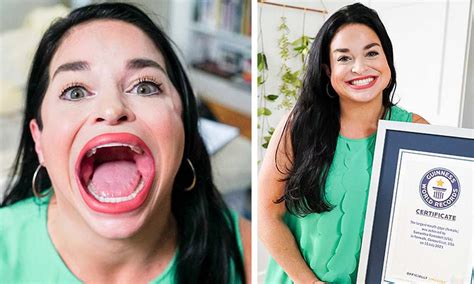 video meet the woman with the record breaking mouth gape now a