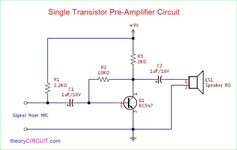 basic transistor amplifier circuit