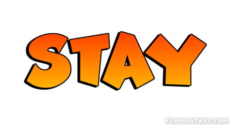 stay logo  logo design tool  flaming text