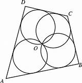 Quadrilateral Cyclic Honsberger Circles Equal 1991 Intersect Point Four Then Place They So Math sketch template