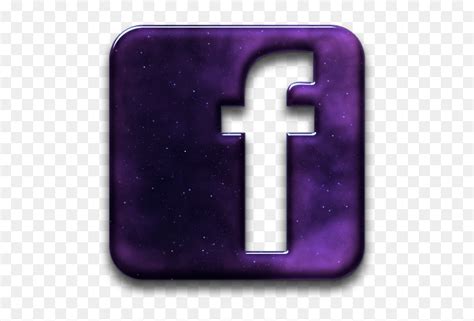 purple facebook logo png transparent cool facebook logo png