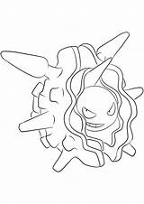 Cloyster Pokémon Linearts Perso Gloom Coloriages Justcolor sketch template