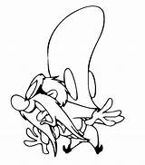 Sam Yosemite Coloring Pages Cartoon Tunes Characters Looney Kids Printable Character Color Print Feared Looking Gif Colouring Bugs Bunny Avery sketch template