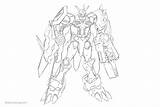 Coloring Omegamon Pages Digimon Reboot Printable Kids Adults sketch template