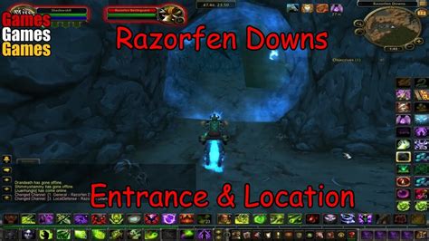 Razorfen Downs Entrance And Location World Of Warcraft Original Dungeons
