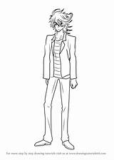 Servamp Sakuya Watanuki Draw Step Drawing Manga Anime sketch template