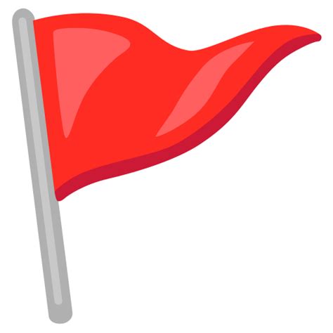 bandera triangular emoji