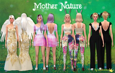 My Sims 4 Blog Mother Nature Clothing Collection For