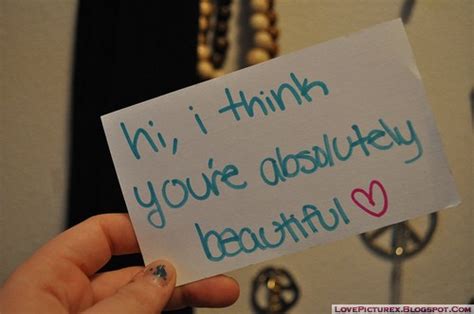 i think youre beautiful quotes quotesgram