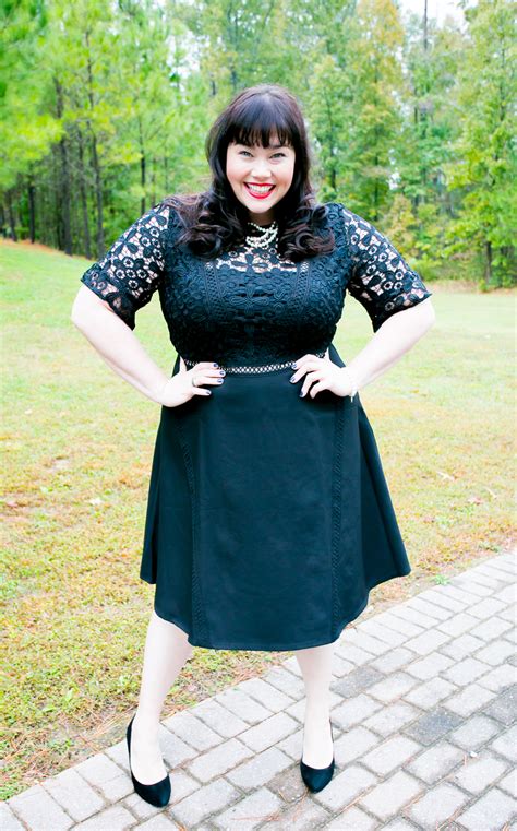 plus size ootd asos curve lace insert midi dress