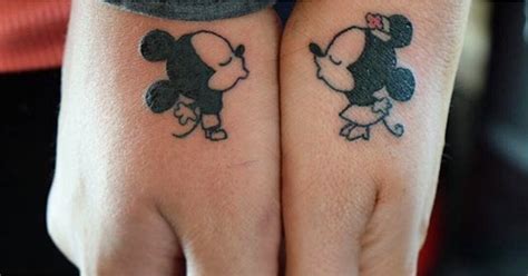 disney couple tattoos popsugar love and sex