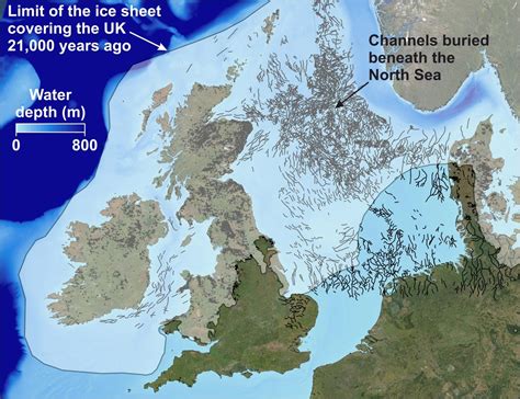 spectacular ice age landscapes beneath  north sea revealed