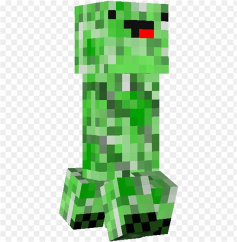 creeper derp photo minecraft skin real creeper png transparent