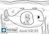 Jonah Whale Coloring Activity Sheets Printable Pages sketch template