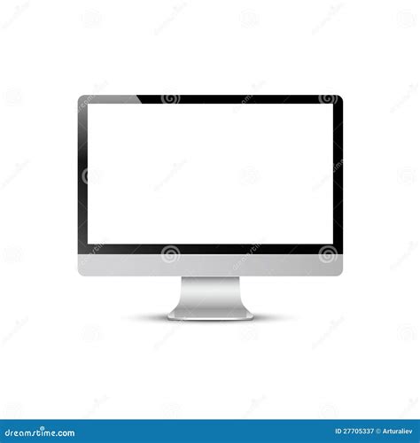 het vector computerscherm vector illustratie illustration  ontwerp