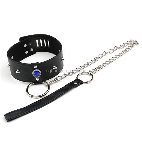 leather neck bondage slave bdsm collar fetish restraints collars for