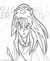 Inuyasha Coloring Pages Movie Coloring2print sketch template